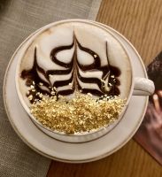 Cappuccino mit Blattgold, Emirates Palace