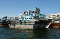 alte Dhau im Hafen
