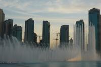 Wasserspiele am Burj Khalifa