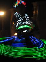 Dubai Wuestensafari - Tänzer im Camp