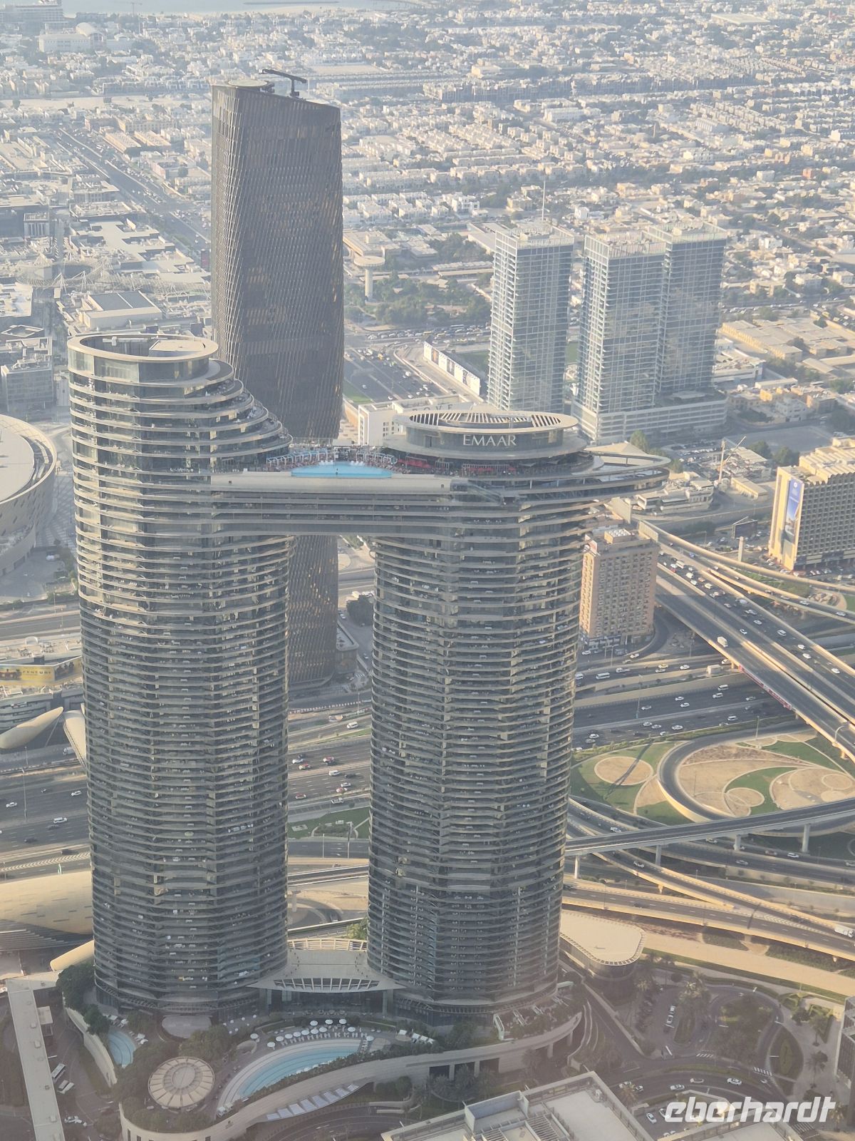 Blick vom Burj Khalifa