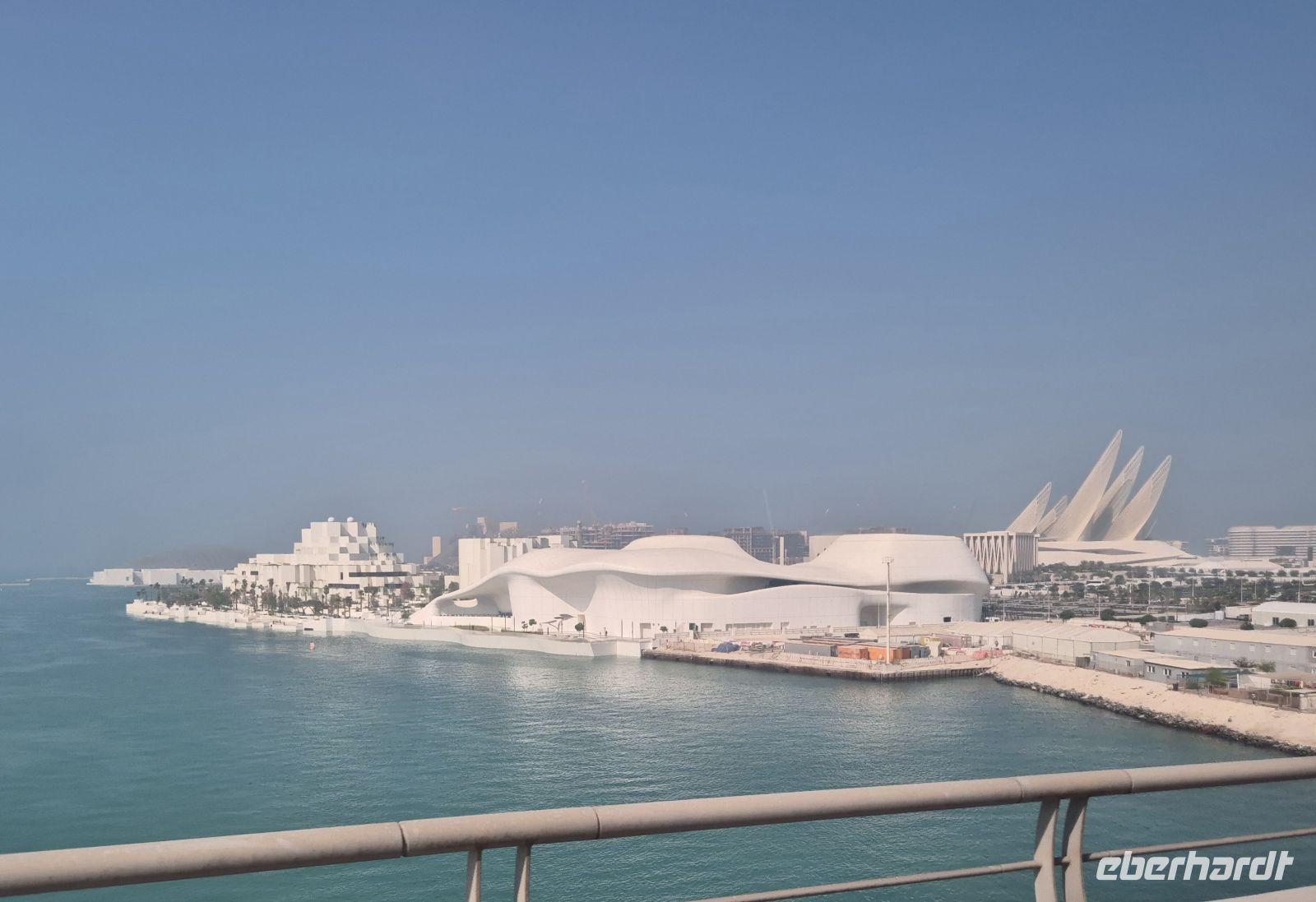 Blick auf den Museumsdistrikt Abu Dhabi