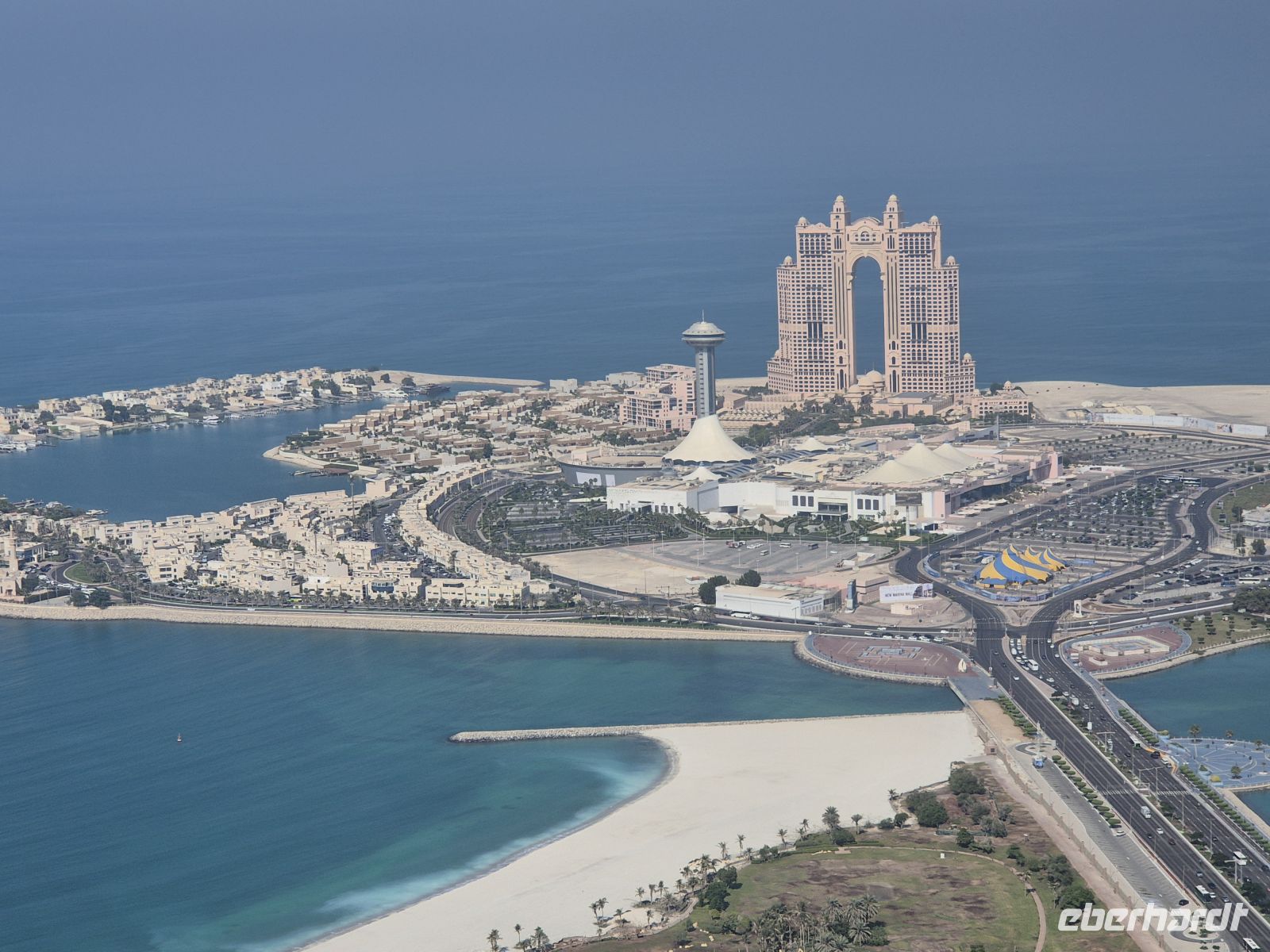 Ausblick vom Etihad Tower Abu Dhabi