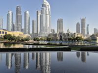 Blick vom Armani Hotel