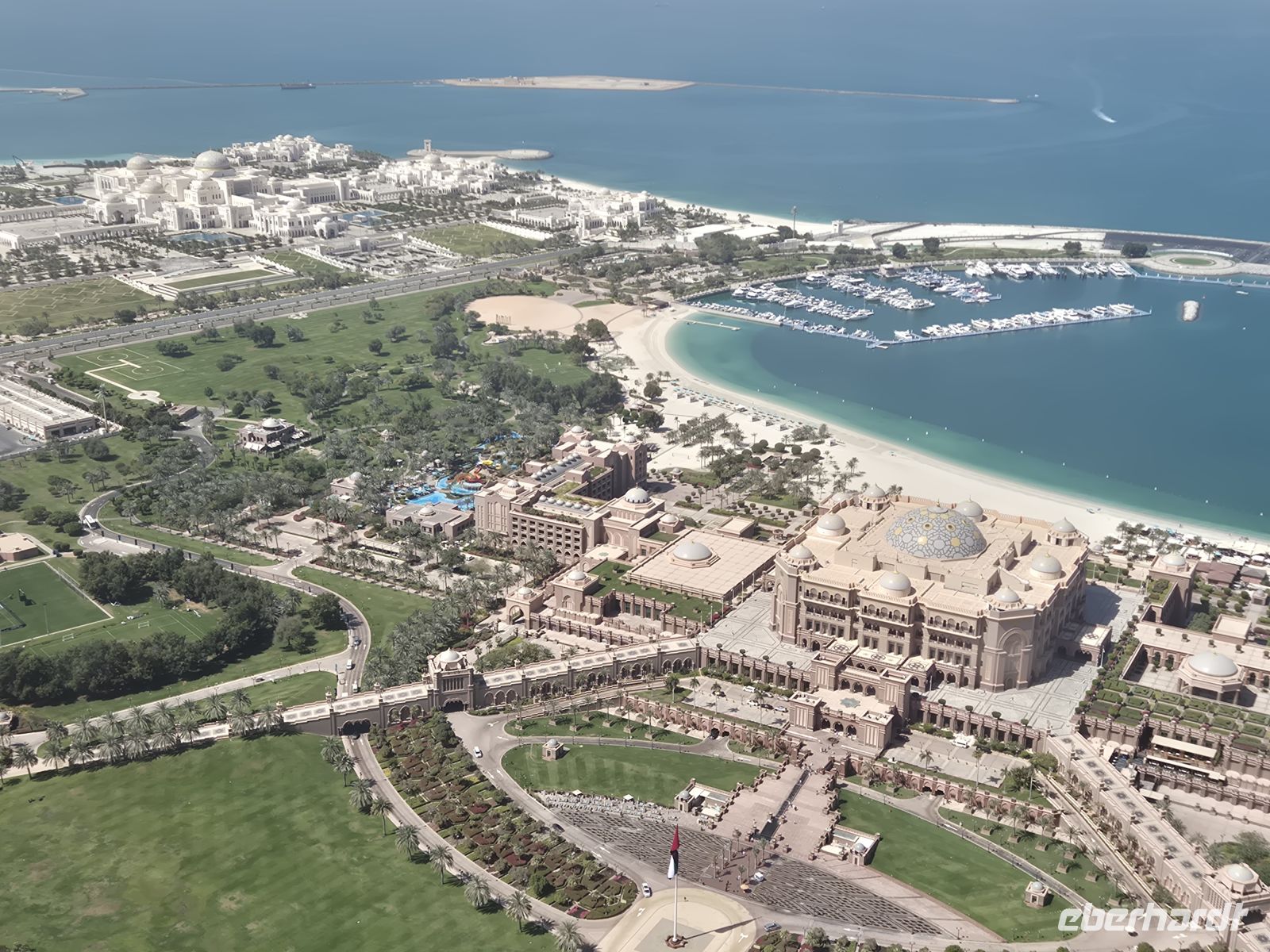 Ausblick von den Etihad Towers