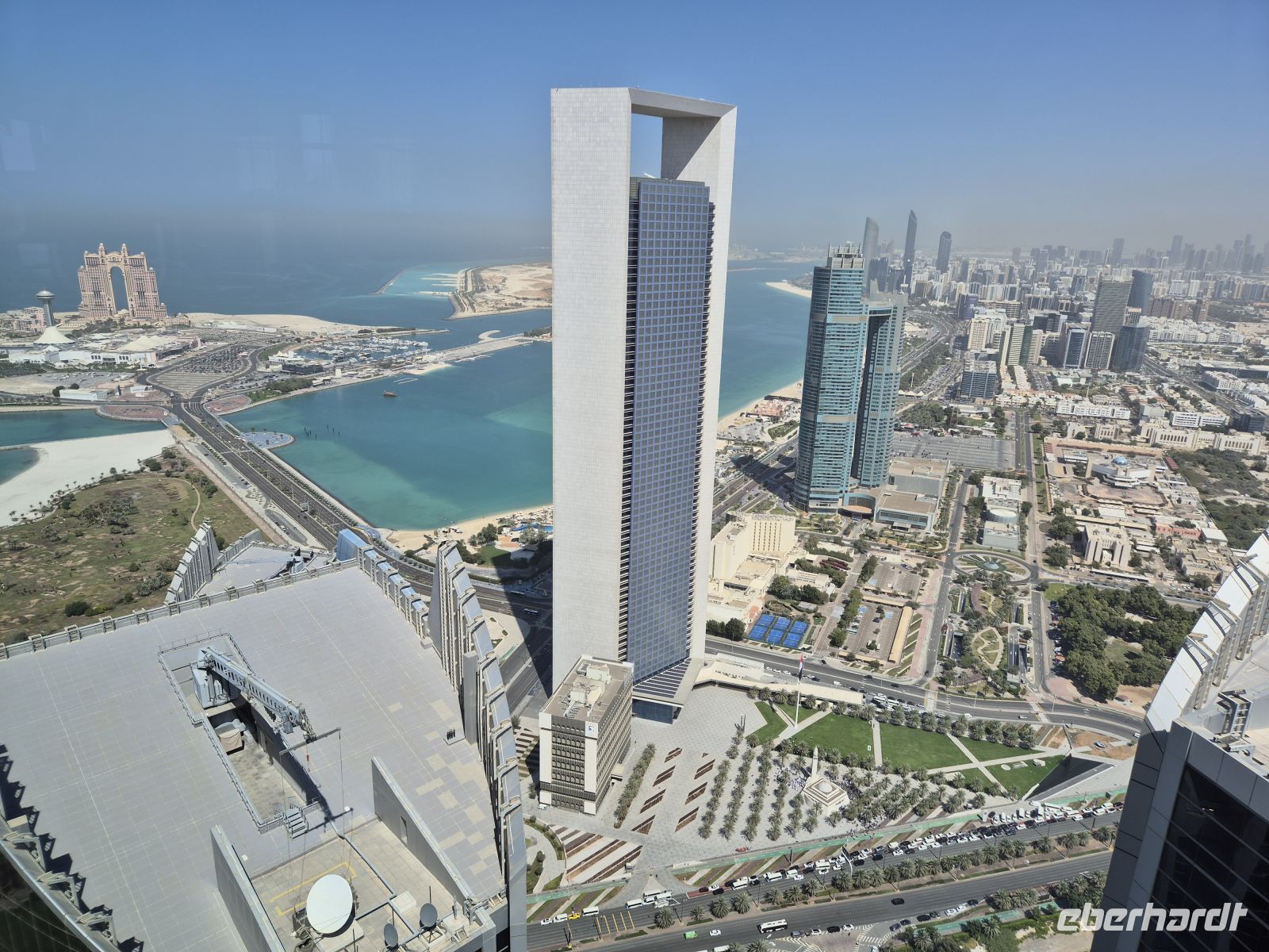 Ausblick von den Etihad Towers