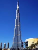 Blick zum höchsten Turm der Welt - Burj Khalifa