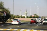 Der letzte Kreisverkehr von Al Ain und für den heutigen Tag