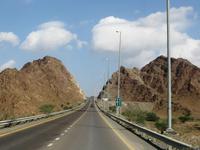 Weiterfahrt durch das Hajar-Gebirge