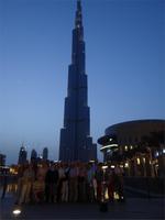 Burj Khalifa und unsere Gruppe