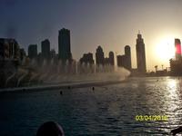 Ab 18Uhr sind immer die Wasserspiele am Burj Khalifa bzw. an der Dubai Mall