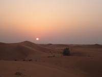 Sonnenuntergang Wüste