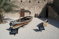 0030 traditionelle Dhau-Boote im Dubai Museum