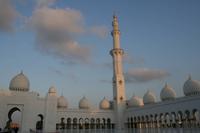 0229 Abendstimmung an der Scheich-Zayed-Moschee in Abu Dhabi