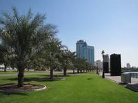 Blick auf die Skyline von Sharjah 