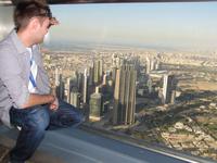 Blick vom höchsten Haus der Welt - Burj Khalifa
