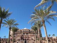 am Emirates Palace in Abu Dhabi