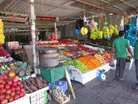 Fruchtmarkt auf dem Weg nach Fujairah
