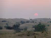 Sonnenuntergang in der Wüste