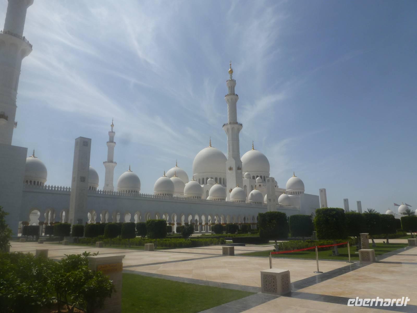 Sheikh Zayed Moschee in Abu Dhabi
