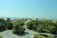 Blick aus der Monorail auf der Palmeninsel Jumeirah