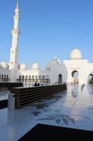 Außenbereich der Sheikh Zayed Moschee
