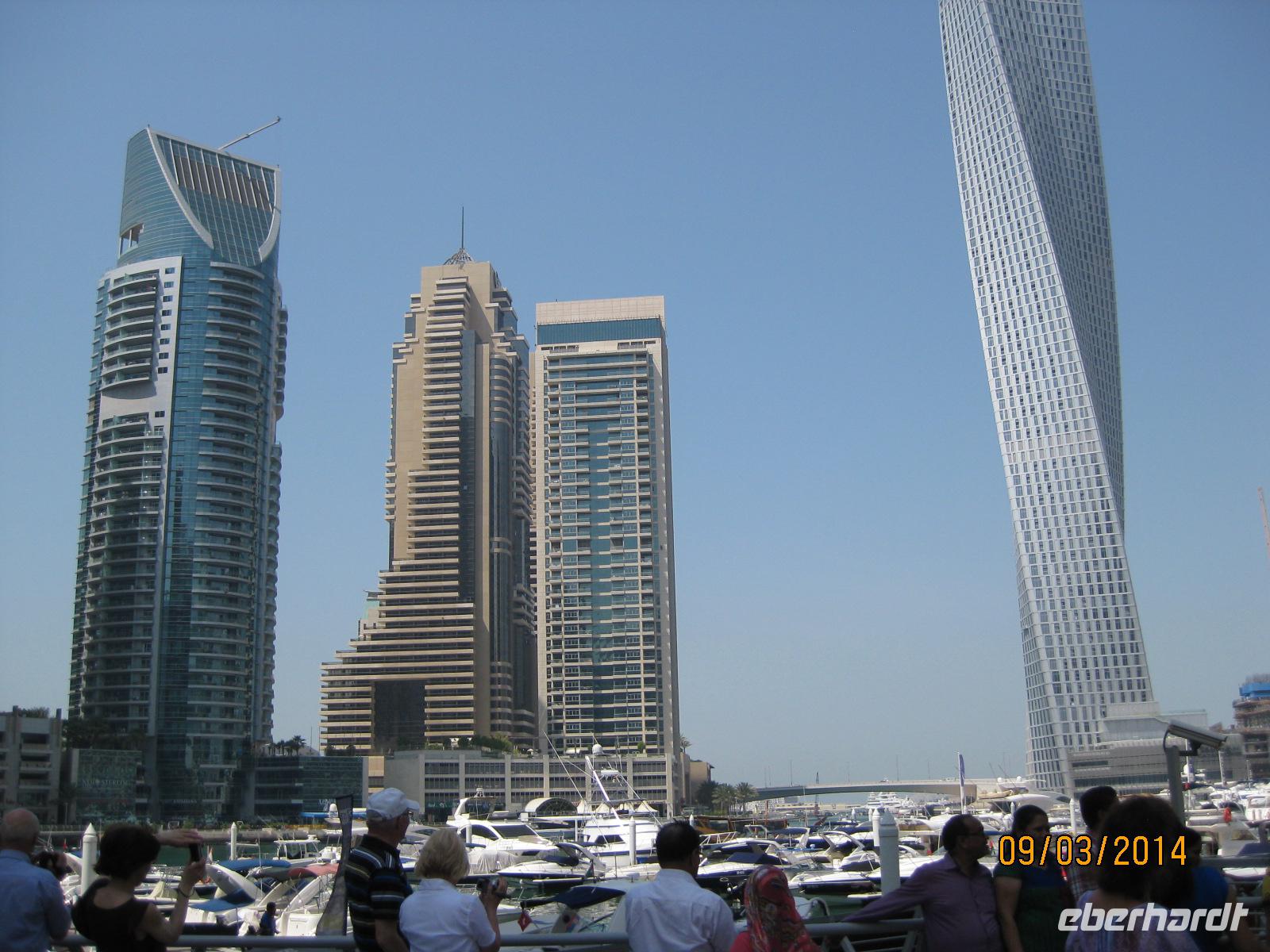 Stopp an der Dubai Marina