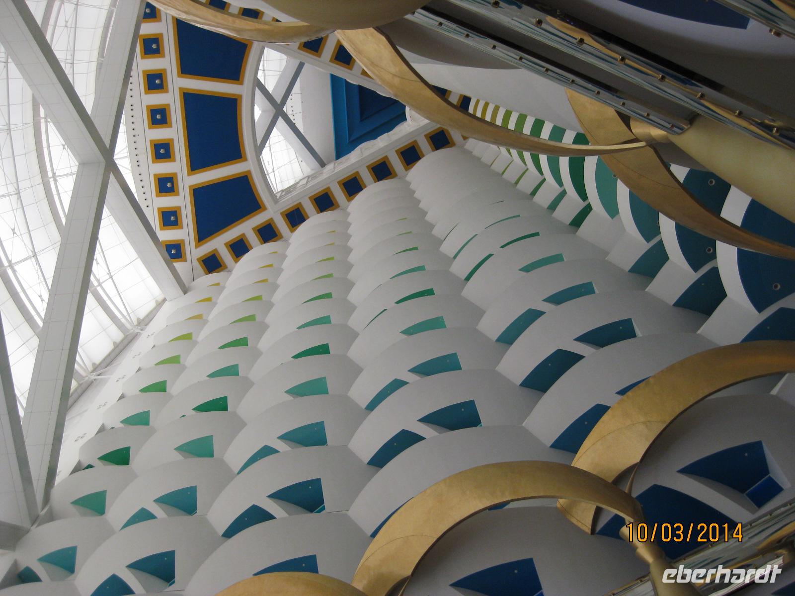 Zum Mittagessen im Burj al Arab