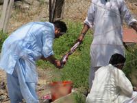 Ostküste der Emirate - Pakistanis beim kochen