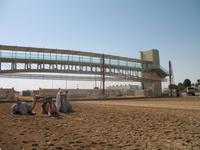 Kamel-Rennstrecke auf der Fahrt nach Al Ain