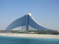 Blick auf das Jumeirah Beach Hotel