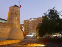 Blick auf unser Hotel Arabian Courtyard