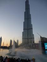 Wasserspiele am Burj Khalifa