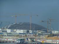Bau des Louvre in Abu Dhabi