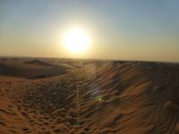 Sonnenuntergang in der Wüste