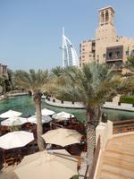 Madinat Souk Jumeirah mit Burj al Arab Hotel