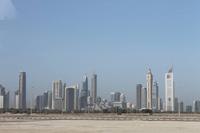 Busfahrt nach Al Ain - Sykline von Dubai