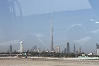 Busfahrt nach Al Ain - Sykline von Dubai