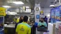 Abu Dhabi, Fischmarkt, Küche unseres Restaurants