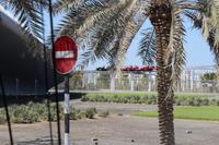 Achterbahn von der Ferrari World in Abu Dhabi