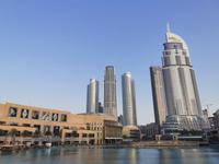 An der Dubai Mall bei den Fountains, Dubai