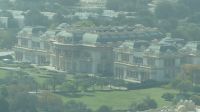 Ausblick vom Dubai Frame Richtung Palast