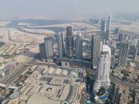Blick vom Burj Khalifa auf Downtown Dubai