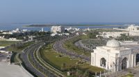 Blick vom Hotel auf Präsidentenpalast Qasr al Watan