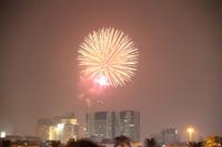 Feuerwerk von der Dhow