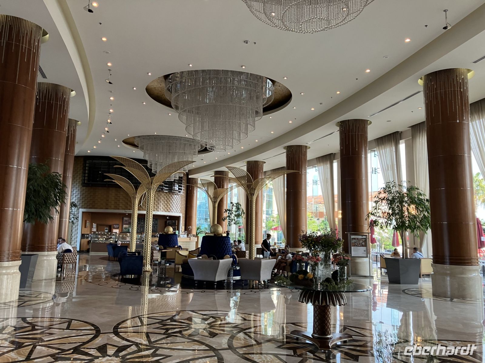 Lobby des Hotels in Abu Dhabi, des Khalidiya Palace Rayhaan Rotana