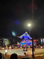 Show im Wüstencamp
