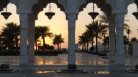 Sonnenuntergang am Präsidentenpalast Qasr al Watan