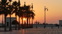 Sonnenuntergang am Präsidentenpalast Qasr al Watan