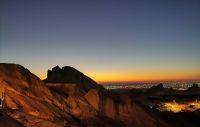Unser letztes Abendessen auf dem Jebel Hafeet in Abu Dhabi